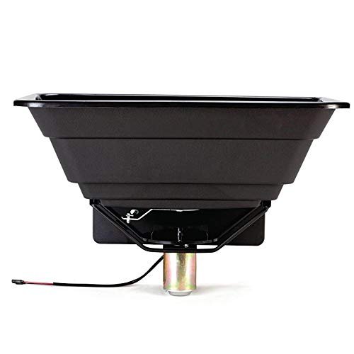 Moultrie ATV Food Plot 50 lbs. Capacity Spreader with Hopper Cover to Protect Seed/Fertilizer, Multicolor