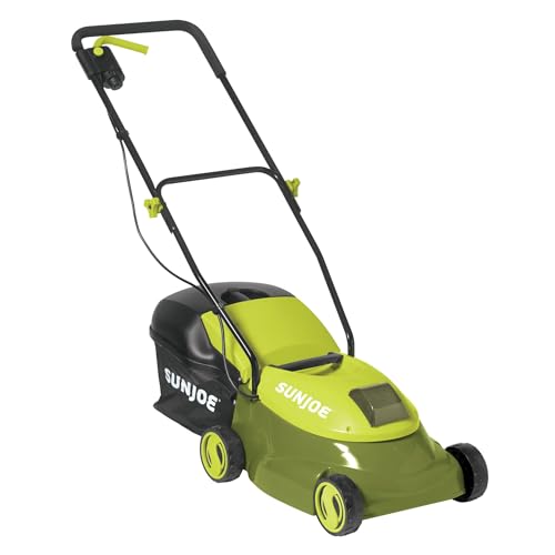 Sun Joe MJ401C-PRO 14-Inch 28-Volt Cordless Push Lawn Mower, w/Rear Discharge Chute, Pro Version