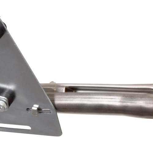 Chapin 82500B Made in The USA 100-pound Stainless Steel Professional Broadcast Salt Spreader, One-Piece Hopper with Rolled Edges, Solid Linkage, Enclosed Metal Gears, 14