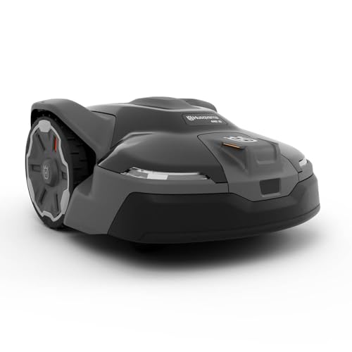 Husqvarna 440iQ Automower Robotic Mower, 2 Acre Mowing Capacity, Wire Free Robot Lawn Mower with Charging Station, RS1 EPOS Reference Station and Replacement Blades