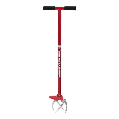 Garden Weasel Claw Pro – Black Grip | 3-in-1 Twist Tiller, Cultivator, Weed Puller & Soil Loosener | Gardening Hand Tool | 91336-A