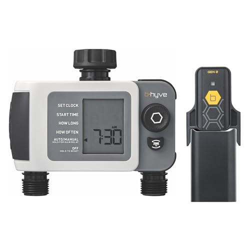 Orbit 24637 B-hyve XD 2-Port Smart Hose Watering Timer with Wi-Fi Hub