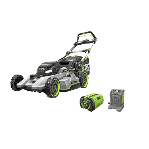 EGO Power+ Select Cut LM2156SP 21 in. 56 Volt Battery Self-Propelled Lawn Mower with 10Ah Battery and 700W Turbo Charger,Black