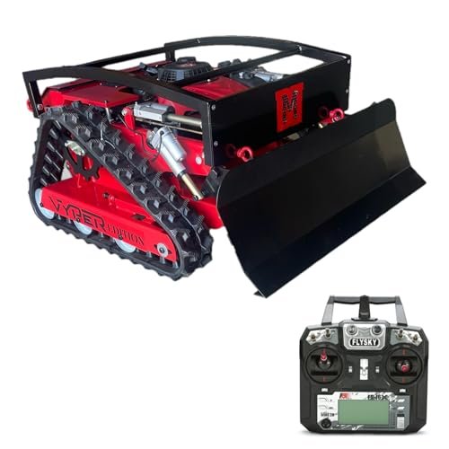 DareDevil Mower Remote Control Lawn Mower | 55° Slope Capability | 22-Inch Cut | Hybrid Self-Charging Dual Battery | Brushless Drive Motor | Zero Turn | Adjustable Cutting Deck (Mower + Snowplow)