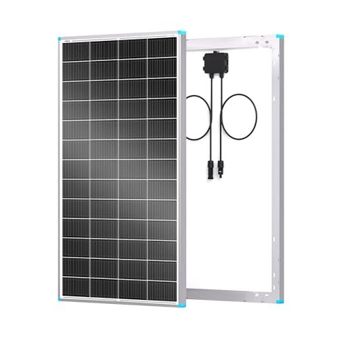 Renogy 16BB N-Type 200 Watt 24V Solar Panel, 24 Volt 200W Solar Panel 25% High-Efficiency, PV Module Power Charger for RV Marine Cabin Roof Home Farm Battery and Other Off-Grid Applications