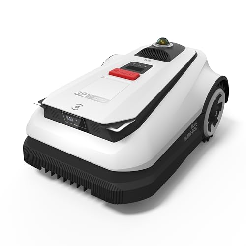 ECOVACS Goat A3000 LiDAR Robot Lawn Mower, Dual-LiDAR Navigation,Suitable for 3/4 Acre, 13” Cutting Width, 45min Fast Charging, Precise Edge Mowing, Smart Lawn Mower for Large Garden