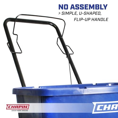 CHAPIN R E 81008A 80LB Residential Salt Spreader, 80 lb, Blue