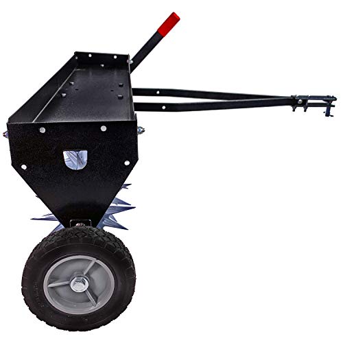 Brinly SAT2-40BH-P Tow Behind Spike Aerator with Transport Wheels, 40