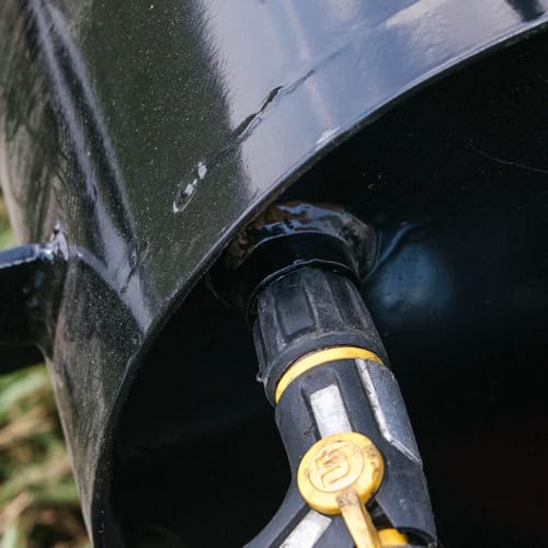 Titan Attachments 3 FT Tow-Behind Drum Spike Aerator Holds up to 25 Gal Water, 3