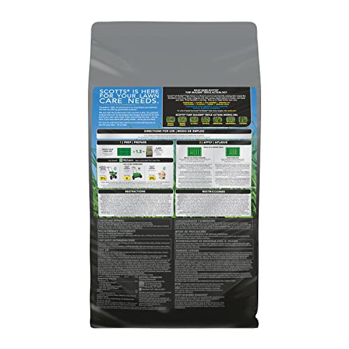 Scotts Turf Builder Triple ActionI, Weed Killer and Preventer Plus Lawn Fertilizer, 4,000 sq. ft., 11.31 lbs.