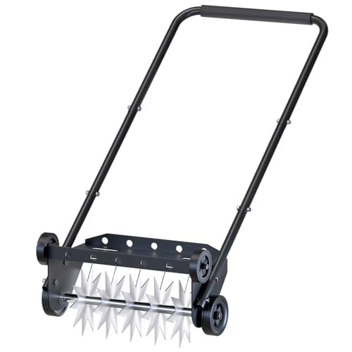 bomis Lawn Aerator, Push Spike Aerator, 18