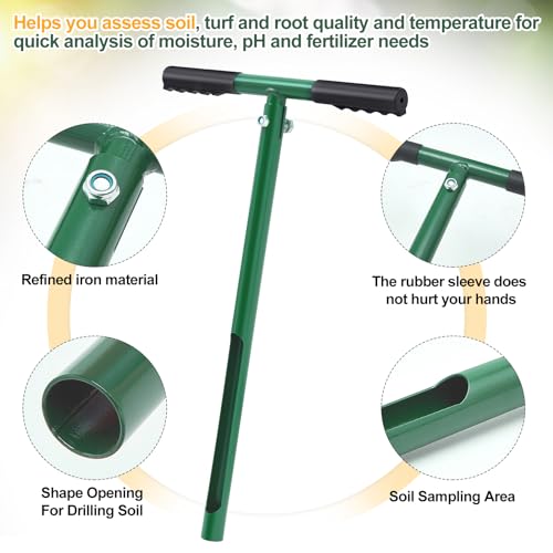 Lothee 4-Step Compost and Peat Moss Spreader Lawn Care System Includes 24