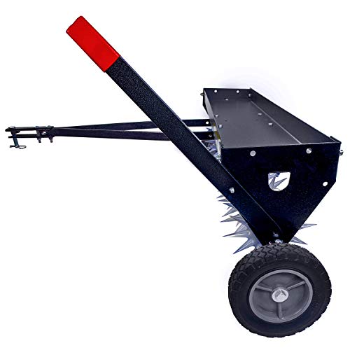 Brinly SAT2-40BH-P Tow Behind Spike Aerator with Transport Wheels, 40