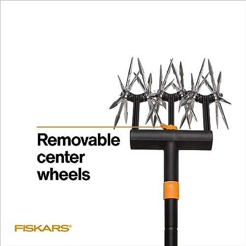 Fiskars Tiller Cultivator for Garden and Lawn, Extendable (40