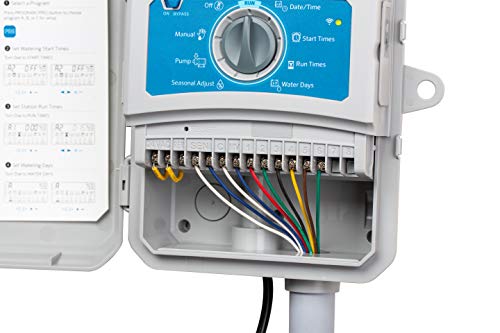 HUNTER X2-600 6-Station Sprinkler Timer Controller w/Plug Wi-Fi Ready