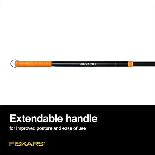 Fiskars Tiller Cultivator for Garden and Lawn, Extendable (40