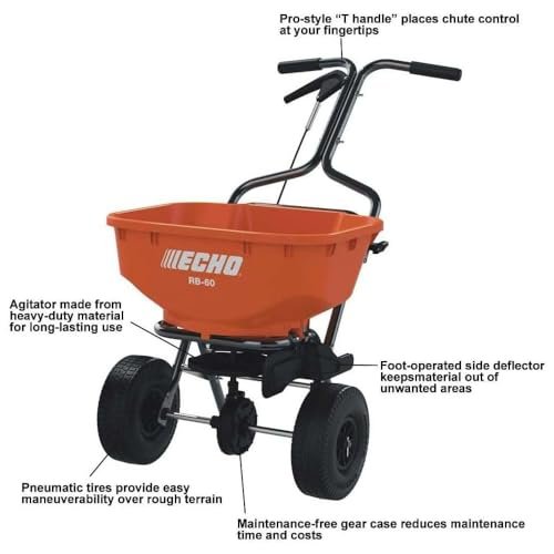 Echo RB-60 Heavy-Duty Spreader with 60 lb. Hopper Capacity