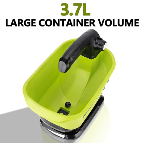 WaxPar Cordless Grass Seed Spreader Compatible with Ryobi 18V Lithium NiCd NiMh Battery,Fertilizer Spreader Available Year-Round Handheld Spreader for Seed, Fertilizer, Salt, Ice Melt (Tool only)
