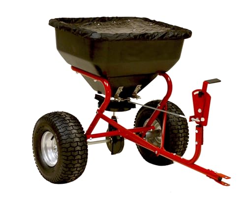 Precision Products TBS6500 Tow Behind Broadcast Spreader, 130 lb, Dark Grey