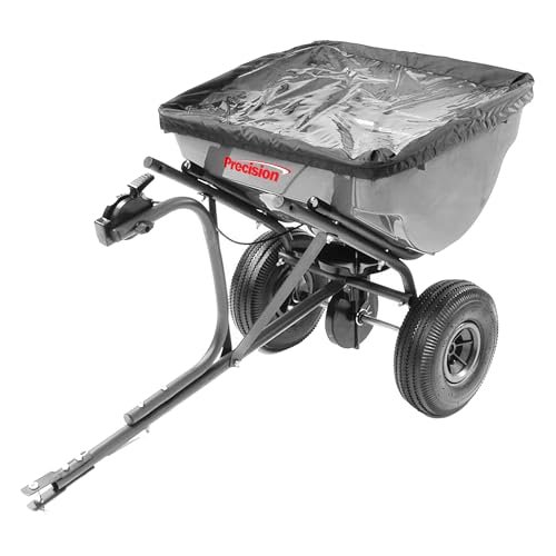 Precision Products 75-Pound Capacity Tow-Behind Semi-Commercial Broadcast Spreader TBS4000PRCGY