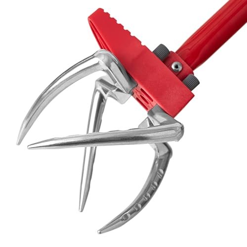 Garden Weasel Claw Pro – Black Grip | 3-in-1 Twist Tiller, Cultivator, Weed Puller & Soil Loosener | Gardening Hand Tool | 91336-A