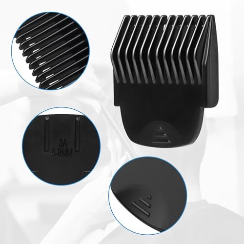 CR8GR8 Professional Guide Comb Fit Cutting Guider for Manscaped 4.0,4 Pack 8 Cutting Lengths from 1/8