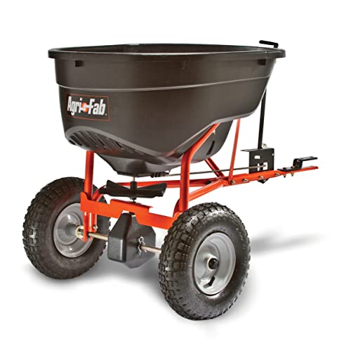 Agri-Fab Poly Lawn Roller & 130lb Tow Broadcast Spreader Bundle, 18