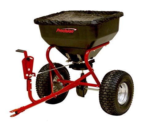 Precision Products TBS6500 Tow Behind Broadcast Spreader, 130 lb, Dark Grey