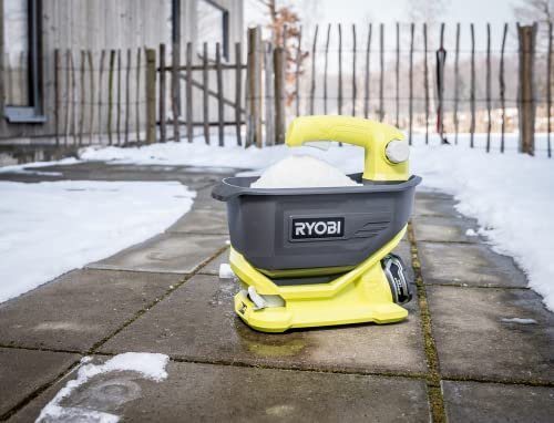 Ryobi OSS1800 Salt Spreader Semi Battery 18V ONE+ 2.5-3.5m 4 Liters Body only