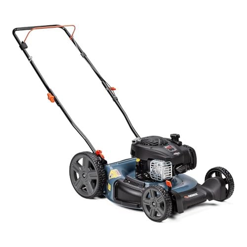SENIX LSPG-M4 21-Inch Gas Push Lawn Mower with 125 cc 4-Cycle Briggs & Stratton Engine, Mulching and Side Discharge, 6-Position Dual Lever Height Adjustment - best self propelled lawn mowers