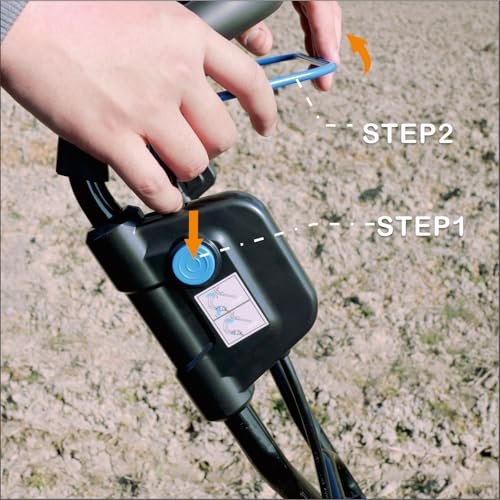 Weeconaco 40V Cordless Tiller Cultivator,16 Huge SteelTines Garden Tiller,8.6 inch Wide BatteryPowered Garden Cultivator,(2 4AH Battery andCharger Included)