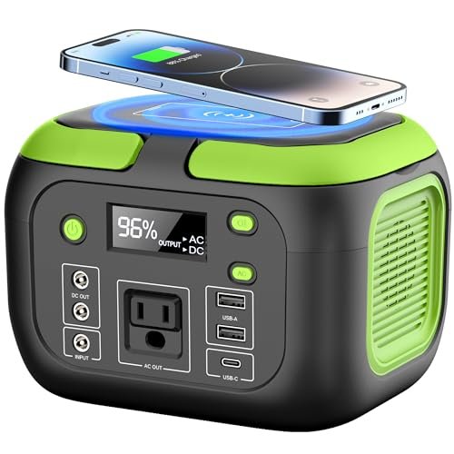 200W Portable Power Station, SinKeu 42000mAh Solar Generator With 110V AC Outlet, DC, USB C, USB QC3.0, Backup Battery Pack Power Supply for Camping Essential Road Trip Home Outdoor Emergency