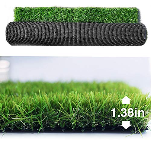 Petgrow Synthetic Artificial Grass Turf Lawn 4ft x 10ft, 1.38
