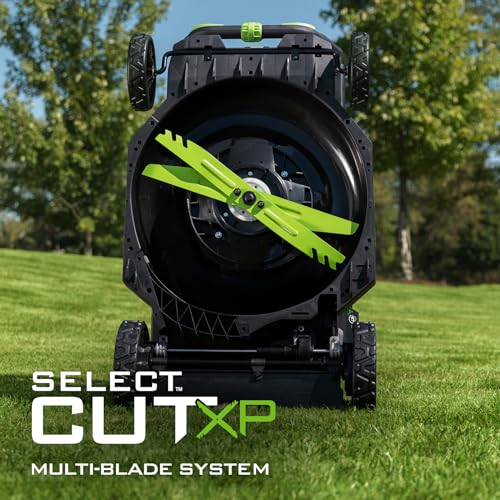 EGO Power+ Select Cut LM2156SP 21 in. 56 Volt Battery Self-Propelled Lawn Mower with 10Ah Battery and 700W Turbo Charger,Black