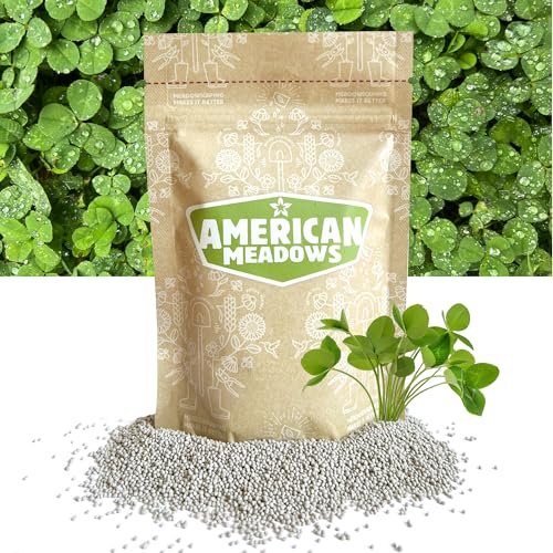 American Meadows Microclover Seed - Specially Blended Lawn Alternative, Low Maintenance, Great Ground Cover, Durable for High Traffic Areas, Drought Tolerant, Grass Alternative (1 lb.)