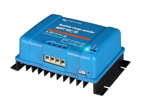 Victron Energy BlueSolar MPPT Solar Charge Controller - Charge Controllers for Solar Panels - 100V, 50 amp, 12/24-Volt