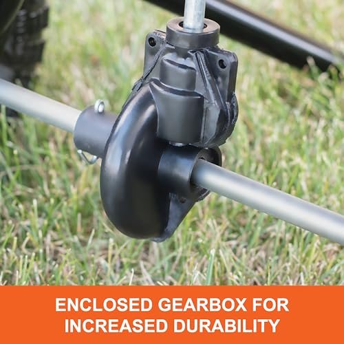 Agri-Fab 45-0531-AMZ 85lb Push Deluxe Broadcast Spreader for Seed,Fertilizer; Walk Behind with Easy to use Cable Control
