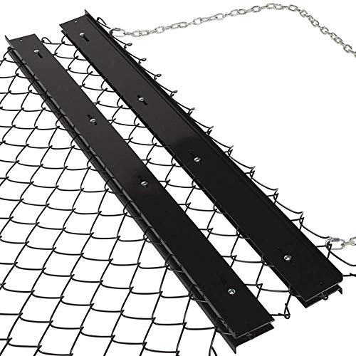 Yard Tuff Steel Drag Harrow/Field Leveler for ATV, UTV & Tractor with Front Tray, 5' x 4'
