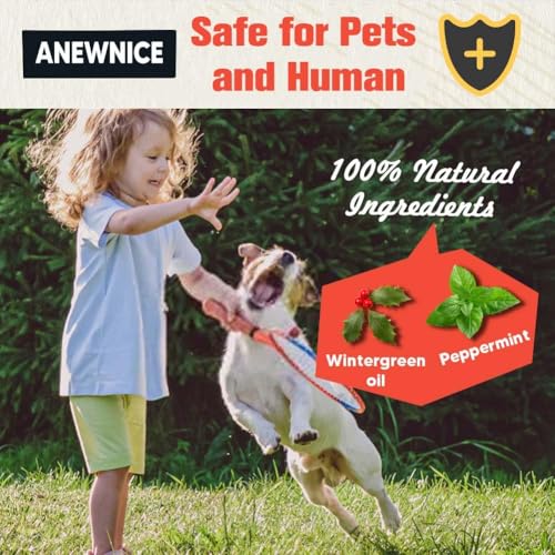 Deer Repellent, Rabbit Repellent Outdoor, Deer Deterrent for Garden, Ready-to-Use Deter Pests from Lawn,Keep Rabbits Out of Backyard-8 Packs