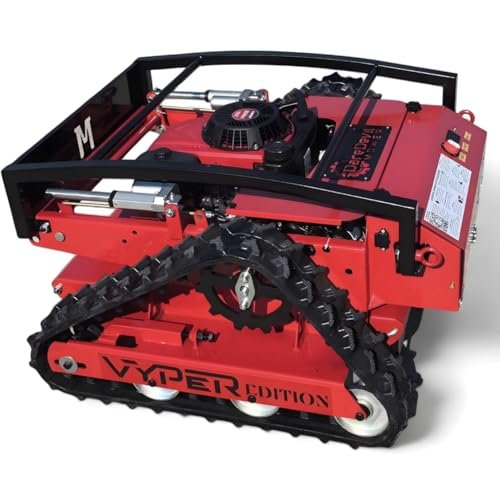 DareDevil Mower Remote Control Lawn Mower | 55° Slope Capability | 22-Inch Cut | Hybrid Self-Charging Dual Battery | Brushless Drive Motor | Zero Turn | Adjustable Cutting Deck (Mower + Snowplow)