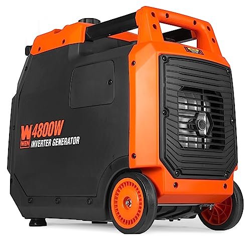 WEN 56477i 4800-Watt Portable Inverter Generator, 72.7 pounds