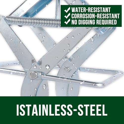 Garsum Mole Traps That Kill, EasySet Vole Gopher Trap for Lawns, Reusable Quick and Clean Kill,1 Eliminator Scissor Trap