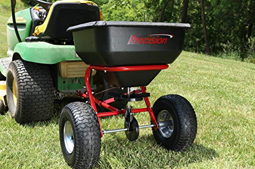 Precision Products TBS6500 Tow Behind Broadcast Spreader, 130 lb, Dark Grey