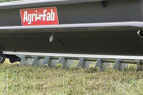 Agri-Fab 45-0543-AMZ 100 lb. Tow-Behind Lawn & Garden Spiker/Seeder/Drop Spreader for Seed,Fertilizer, Salt, Ice Melt; Designed to Pull Behind Lawn & Garden Tractors