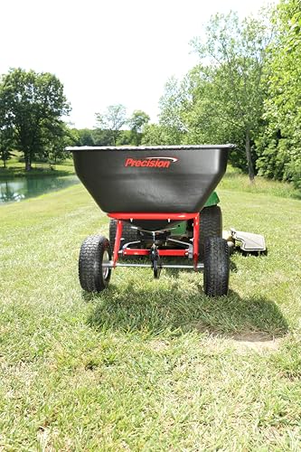 Precision Products TBS7019 Tow Behind Broadcast Spreader, 200 lb, Dark Grey