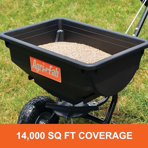 Agri-Fab 85lb Push Spreader Pro Lawn Spreader
