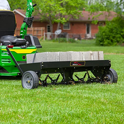 Brinly PA-482BH-A Tow Behind Plug Aerator with Universal Hitch, 48