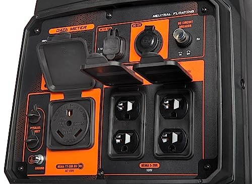 WEN 56477i 4800-Watt Portable Inverter Generator, 72.7 pounds