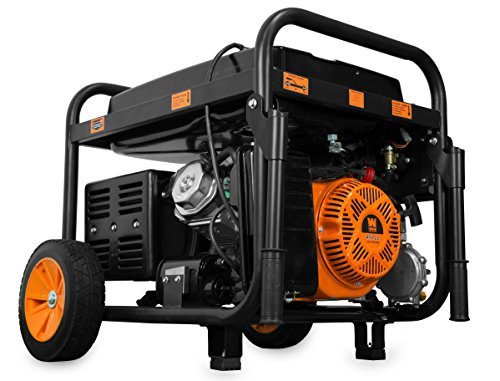 WEN 11,000-Watt 120V/240V Dual Fuel Portable Generator with Wheel Kit and Electric Start (DF1100T)