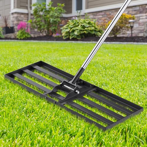 30x10 inch Lawn Leveling Rake, Yumatum 72